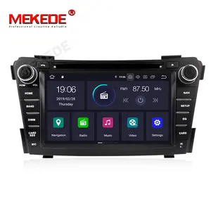 Mekede-radio Multimedia con GPS para coche, Radio con reproductor DVD, 7 pulgadas, Android 9,0, 4 núcleos, PX30, 2G + 16G, para Hyundai i40