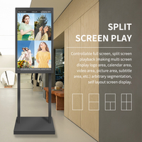 Pantalla LED 4K a Todo Color de 32 Pulgadas, Cartel Digital de Doble Cara, Animación, Soporte Vertical para Piso, Reproductor de Publicidad LCD, Proveedor OEM