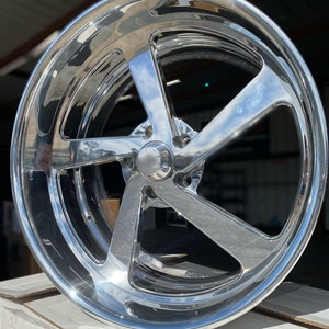 RCSR 5x120 Jantes de voiture monobloc personnalisées à <span class=keywords><strong>5</strong></span> branches chromées forgées 18 20 21 24 26 pouces en alliage d'aluminium poli pour Chevy Tahoe - Product Image 6