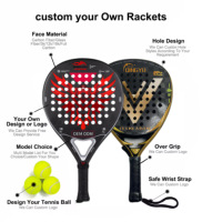 Raquette de padel personnalisable de haute qualité, fabriquée en usine avec grip en forme de diamant pour raquetas de padel, raquette de terrain de padel