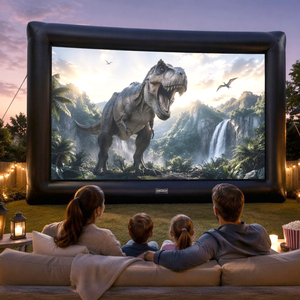 Pantalla Gigante Inflable para Proyector de Cine, Pantalla Portátil de Tela Oxford para Cine en Exteriores, para Eventos Comunitarios - Product Image 1