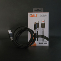 Kabel data USB ke USB C, hadiah promo produk baru, multi fungsi, nilon kuat, kabel data kepang USB ke USB