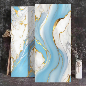 Piastrelle <span class=keywords><strong>in</strong></span> Porcellana di Lusso Leggero 600x1200 <span class=keywords><strong>Design</strong></span> Moderno Effetto <span class=keywords><strong>Marmo</strong></span> per Interni di Appartamenti - Product Image 5