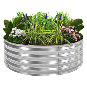 Grande jardinière en métal <span class=keywords><strong>Lit</strong></span> de jardin <span class=keywords><strong>surélevé</strong></span> en acier galvanisé <span class=keywords><strong>pour</strong></span> légumes - Product Image 2