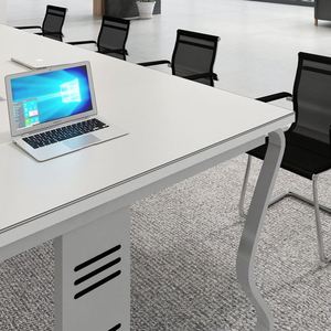 Table de conférence au design contemporain pour 12 personnes, matériau écologique, utilisation scolaire, hospitalière, mobilier de réunion de bureau - Product Image 5