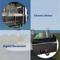 Réfrigérateur commercial à température unique, refroidissement par air, 4 portes, électrique, capacité 2000L, pour boissons énergisantes, présentoir promotionnel