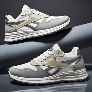 Nouvelles chaussures décontractées plates de style marche pour hommes et femmes, grandes tailles, en PU imperméable, semelle épaisse, maille respirante, été 2026 - Product Image 3