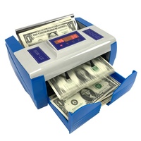 M06 Portable Money Counter Machine Détecteur de factures de banque à domicile multi-devises détecte et compte l'argent efficacement