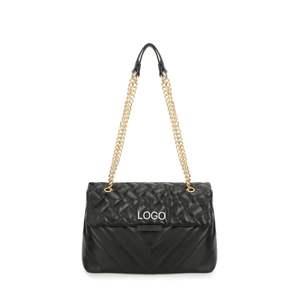 Bolso cruzado minimalista con cadena de lujo para mujer, bandolera de hombro versátil para todos los días - Product Image 4