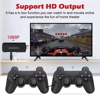 Console de Jeu X2 Plus 4K HD Type Clé USB avec 40000 Jeux Intégrés, Émulateurs de Console de Jeu Rétro avec Manette Sans Fil