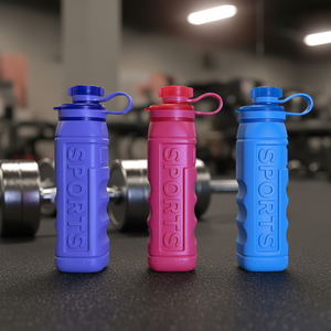 Bouteille d'eau en plastique anti-fuite de 1000 ml pour enfants, idéale pour l'école, le sport et le camping - Product Image 1