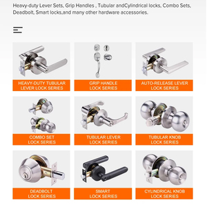 Nhà Máy Giá 201 304 Thép Không Gỉ Kẽm Hợp Kim Keyed Lối Vào Hình Trụ Núm Cửa Khóa Cho Phòng Tắm Cửa - Product Image 3