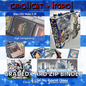 Album de rangement pour cartes MIO Business Card Graded Card Binder, porte-cartes à fermeture éclair, porte-cartes de collection, en PU, avec blocage RFID - Product Image 3