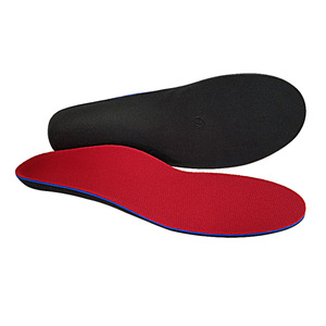 Fabricación de plantillas Tipo de pie invertido Sobrepronación Pie plano Soporte de arco de pierna en forma de XO Plantillas deportivas EVA de doble densidad - Product Image 2