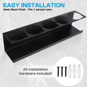 Organizador de Herramientas de Pared para Botellas de Spray, Soporte Metálico de Pared para Almacenamiento de Botellas de Spray para Garaje - Product Image 3