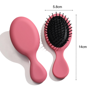 Custom Logo Factory Portable Mini <strong>Travel</strong> Airbag <strong>Hair</strong> Comb for Kid Wet and Dry Soft Nylon Scalp Massage Detangling <strong>Hair</strong> <strong>Brush</strong> - Product Image 3