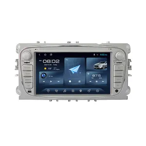 Groothandel Android 13 Auto Radio Voor Ford Focus Mondeo Mk 4 S-Max C-Max Galaxy 2006-2014 Bluetooth Usb Gps Navigatie