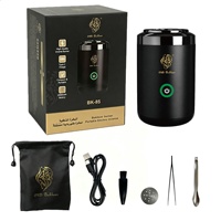 Brûleur d'encens électronique BK-85 OUD, diffuseur d'aromathérapie transfrontalier à chargement USB et bouton-poussoir, capacité 0,5L, taille moyenne