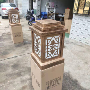 Aluminum Alloy Solar Outdoor Pillar <b>Light</b> LED Warm White 2700K IP65 Acrylic <b>Shade</b> Dimmable No Assembly Required - Product Image 4