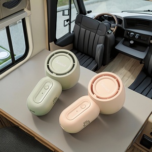 Ventilador de Mano Portátil de Diseño Elegante con Batería de Larga Duración, 3 Velocidades, Viento Potente y sin Aspas para Uso en Casa, Auto y RV - Product Image 1