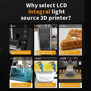 DJ89 plus Imprimante 3D LCD <span class=keywords><strong>dentaire</strong></span> de haute précision de 10.3 pouces avec dents anti-accroupissement - Product Image 3