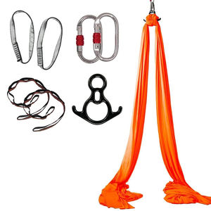Kit de Inicio de Yoga Aéreo para el Hogar, Ejercicio de Equilibrio y Fuerza en Interiores, Yoga Aéreo Acrobático, Hamacas Colgantes para Yoga Aéreo - Product Image 5