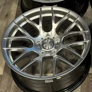 Máquina negra formadora de flujo Mingyue para <span class=keywords><strong>BMW</strong></span> E90 E92 E93 M2 M3 M4 F10 F25 <span class=keywords><strong>18</strong></span> 19 20 pulgadas 5X112 5X120 ruedas de coche de pasajeros escalonadas - Product Image 1