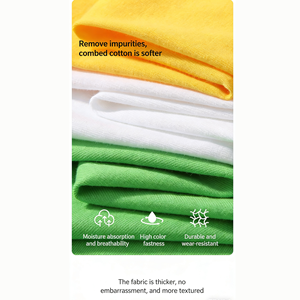 T-shirt Oversize Personalizzata con Logo, 220GSM 100% Cotone, Manica Corta, Collo Tondo, Stile <span class=keywords><strong>Polo</strong></span>, Abbigliamento Casual Classico per Uomo e Donna - Product Image 2