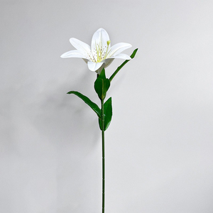 Venta al por mayor personalizado sola flor artificial Calla <span class=keywords><strong>Lily</strong></span> <span class=keywords><strong>Perfume</strong></span> centros de mesa para boda graduación Pascua Mesa evento látex - Product Image 5