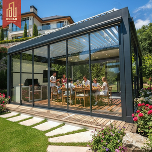 Pergola en aluminium à lames orientables 4M x 3M (13 x 19, 20 x 30 pieds) pour extérieur, patio, jardin et cour arrière - Product Image 1