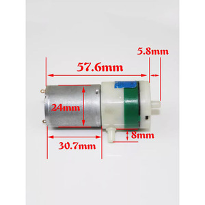 Mini pompe à air CC 57,6 mm x 24 mm avec moteur à balais, accessoire pour tire-lait, pompe de rinçage - Product Image 1