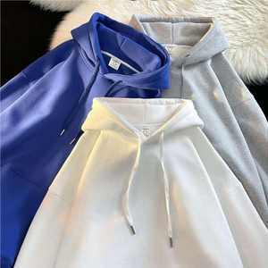 เสื้อฮู้ดดี้ปักโลโก้แบบกำหนดเองปี 2026 ผสมผสานกับลายพิมพ์ สไตล์สตรีทแวร์ทรงโอเวอร์ไซส์ ผ้าฝ้าย 100% สำหรับผู้ชาย - Product Image 1