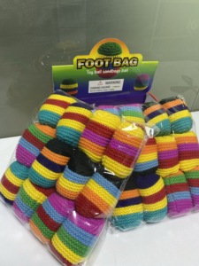 ลูกบอลบีบคลายเครียดรูปไข่ถักโครเชต์ ของเล่นนุ่มๆ ช่วยผ่อนคลาย - Product Image 1