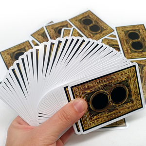 Индивидуальный логотип бумажная карточная игра игральные карты Реклама ПВХ водонепроницаемые игральные карты - Product Image 1