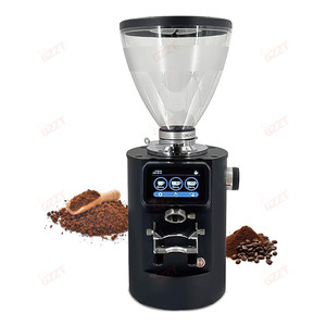 90mm Burr Máy xay cà phê tự động 3.5lbs Phễu chống nhảy đậu điều chỉnh độ dày cafe Máy mài thương mại cafe - Product Image 3