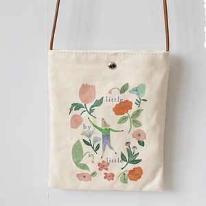 Ensemble de petits sacs à bandoulière en toile multi-motifs - <span class=keywords><strong>Mini</strong></span> sac à main mignon à imprimé de dessin animé/fleur pour enfants/femmes - Product Image 4