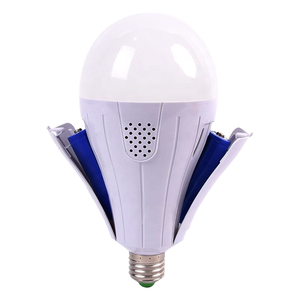<span class=keywords><strong>Ampoule</strong></span> LED intelligente pour camping en extérieur, 15 watts, <span class=keywords><strong>E27</strong></span> B22, ampoules LED d'urgence pour intérieur, commande murale, télécommande DC intelligente - Product Image 1