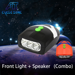 RTS vendita calda LED faro corno elettronico luce <span class=keywords><strong>bici</strong></span> elettrica accessori LED luce bicicletta Mountain bike con <span class=keywords><strong>clacson</strong></span> - Product Image 3