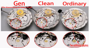 Đồng hồ thời gian kép tự động cho nam sang trọng phong cách Phi Công cho calatrava 5524 cảm hứng GMT Thời Gian Du Lịch hiển thị Chiều rộng dải con trỏ - Product Image 6