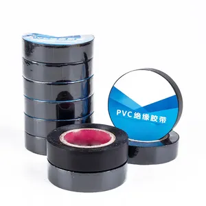 flame resistance black 19mmX10m 20m 30m Electrical Insulation Pvc Tape