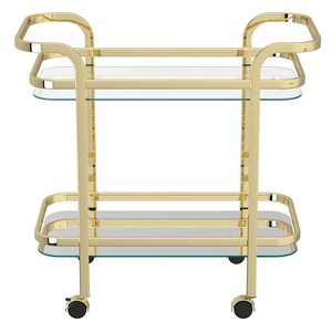 Nordic-style luxury restaurant side <b>tables</b>, trolleys, tea <b>tables</b>, bar carts, wheeled movable shelves, food delivery carts - Product Image 2