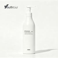 Bouteille PE vide modèle PHMS ISO9001 100ml-300ml pour cosmétiques, flacon de toner visage en plastique avec bouchon rotatif, emballage pour shampoing et soins capillaires