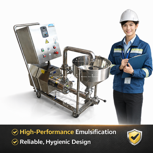 Food Grade Stainless Steel Dairy Homogenizer Pump Liquid Powder High Shear Mixer - Product Image 6