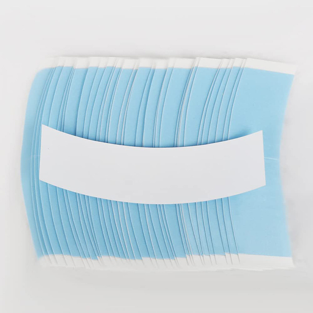 Hair Extension Tape Tabs Blue Adhesive Replacement Tape for Hair Extensions Double Sided Human Hair Tape in Extensions
