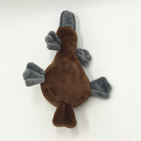 Jouet en peluche personnalisé en forme d'oiseau de mer (platypus) ultra doux en coton PP pour le soulagement du stress, lavable