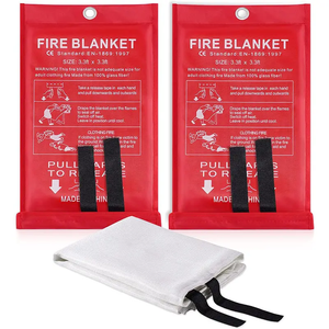 Venta al por mayor de seguridad contra incendios de emergencia 1M * 1,2 m manta de fibra de vidrio manta contra incendios lucha contra incendios - Product Image 6