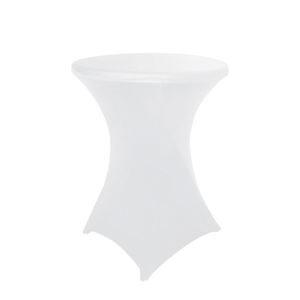 <b>Round</b> Cocktail <b>Table</b> Cover Stretch Rose Gold Spandex Bar <b>Tablecloth</b> <b>for</b> Party Event - Product Image 2