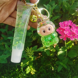 Pırıltılı Lipgloss sevimli koyun akrilik anahtarlık çocuklar kendi anahtarlık kozmetik sıvı ruj toptan dudak parlatıcısı yapmak - Product Image 3