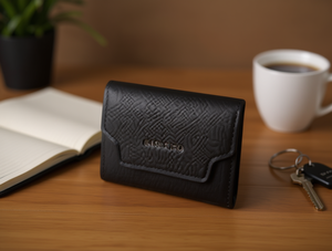 Women's Tri Fold <b>Wallet</b> <b>Small</b> Size Pu Material Minimalist Style Daily Use - Product Image 2