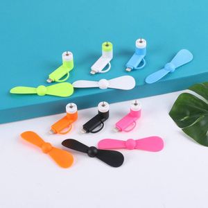 Portable Mini <b>Phone</b> Fan 3-in-1 Mobile <b>Phone</b> Fans Fit for <b>Micro</b> Usb/type C/ip 8pin Ports With Custom Logo for Promotional Gifts - Product Image 2